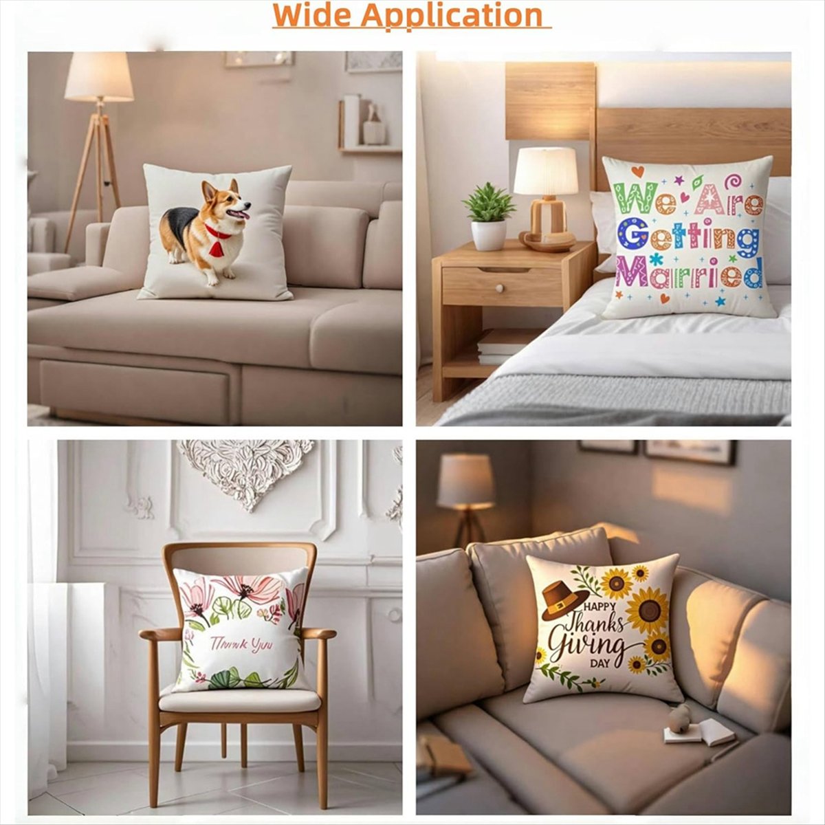 N14R Top 8pcs Sublimation Blan - Pillow Cover Sublimation recension och pris