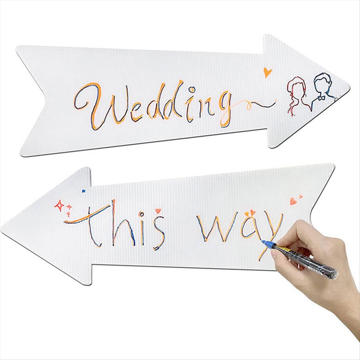 (AIMA) Directional Arrows Sign - Yard Sign Blank recension och pris