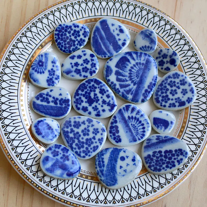 100g Oval Ceramic Mosaic Tiles - Ceramic Tile Blank recension och pris