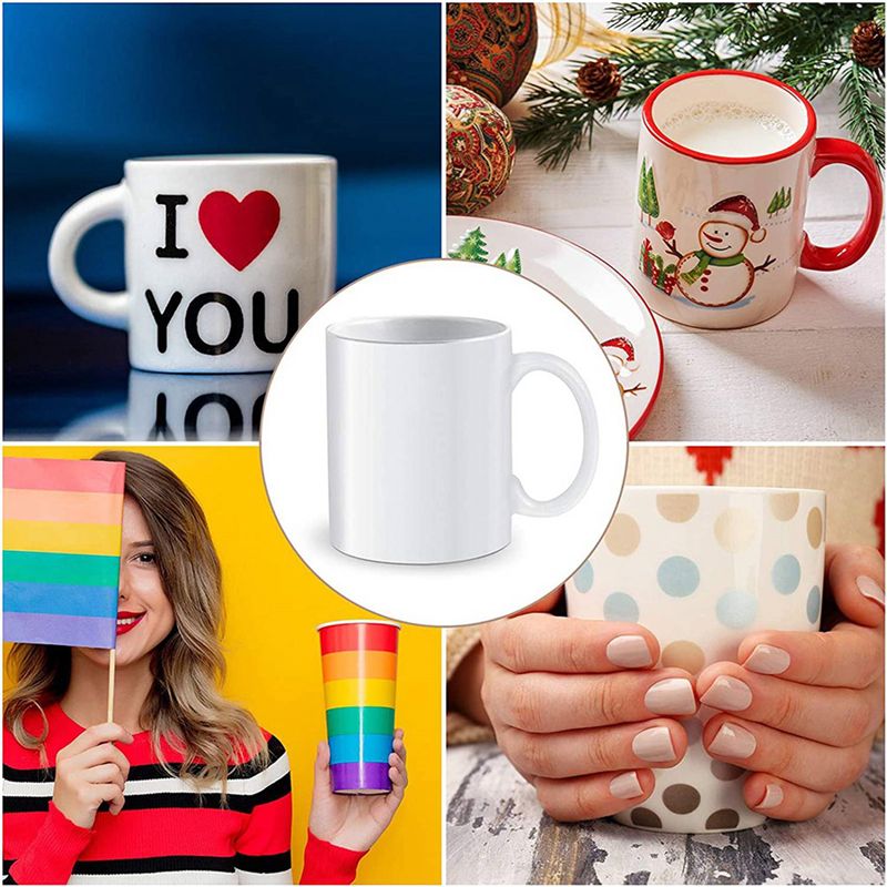 ABXF-280Pcs Sublimation Shrink - Sublimation Mug White recension och pris