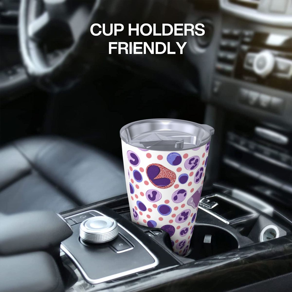 Large White Blood Cell Pattern - Tumbler 20Oz White recension och pris