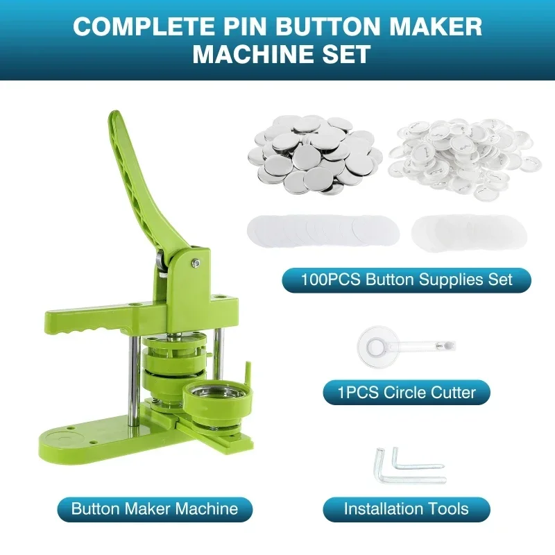 Badge Pin Button Maker Machine - Button Badge Blank recension och pris