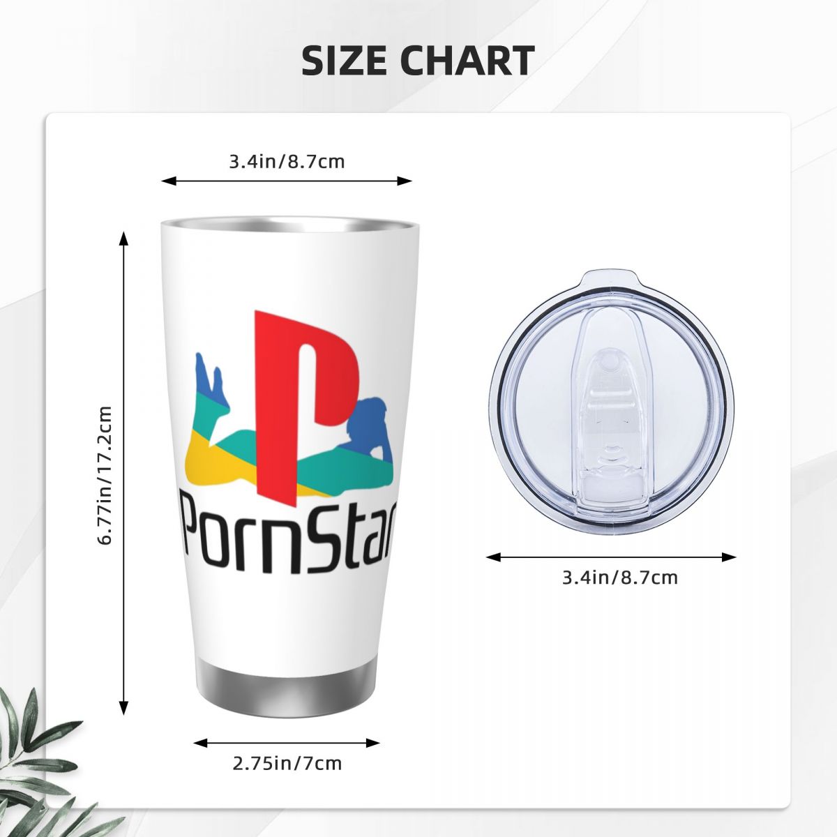 Ps Pron Star White Stainless S - Tumbler 20Oz White recension och pris