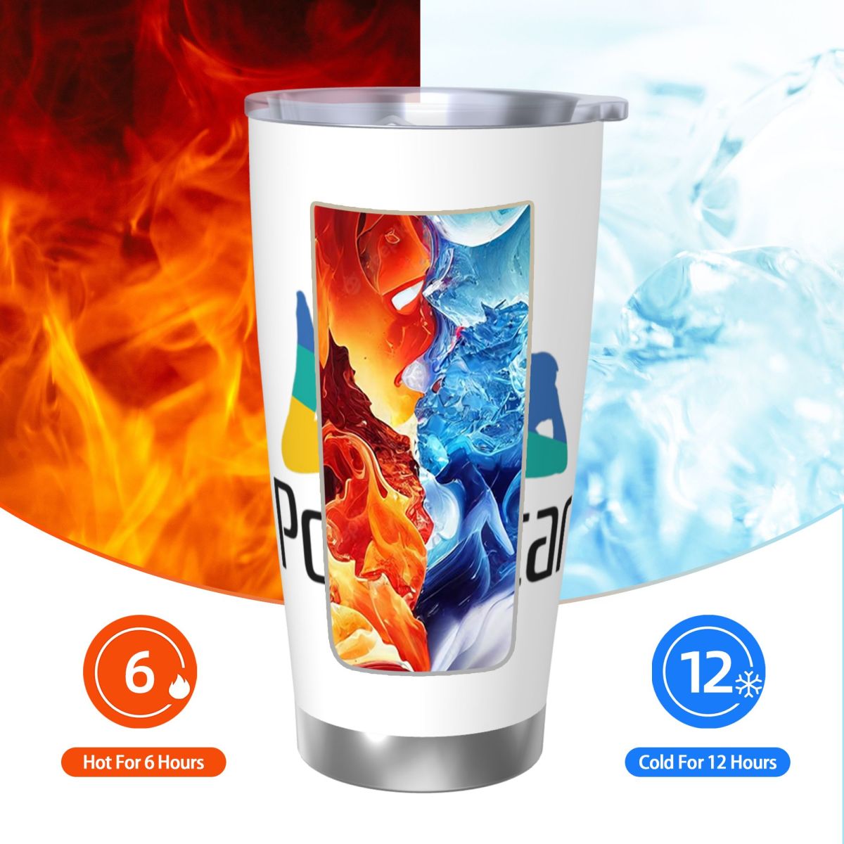 Ps Pron Star White Stainless S - Tumbler 20Oz White recension och pris