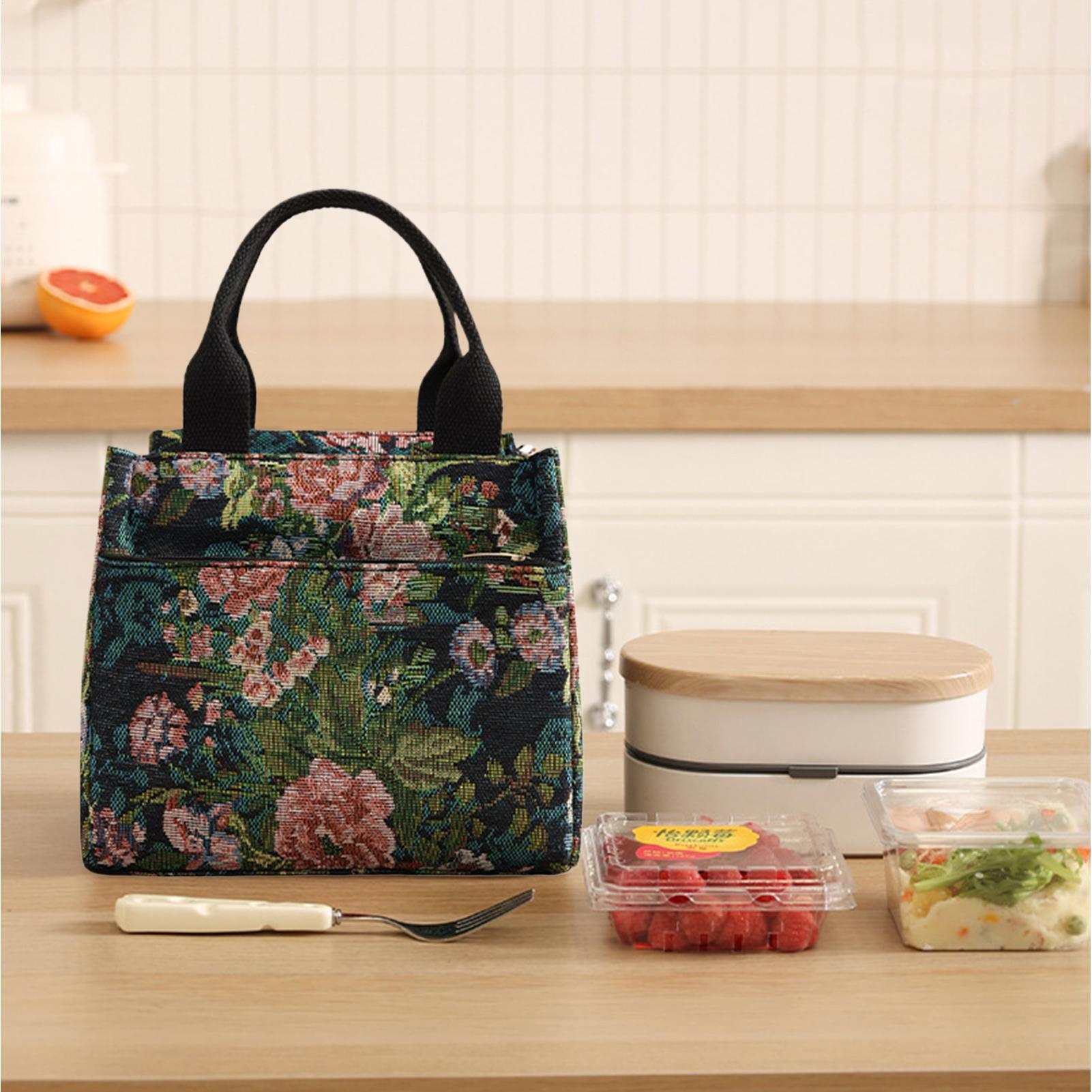 Insulated Lunch Bag Flower Wat - Tote Bag Sublimation recension och pris