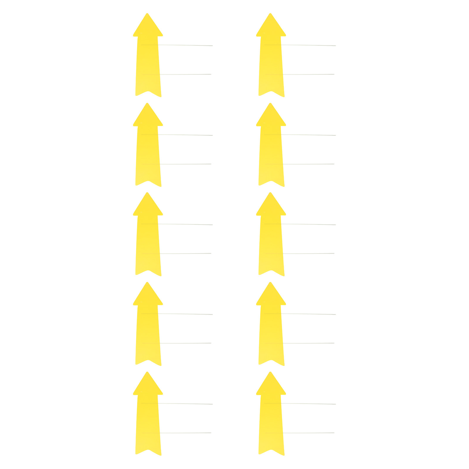 10Pcs Blank Arrow Yard Signs Y - Yard Sign Blank recension och pris