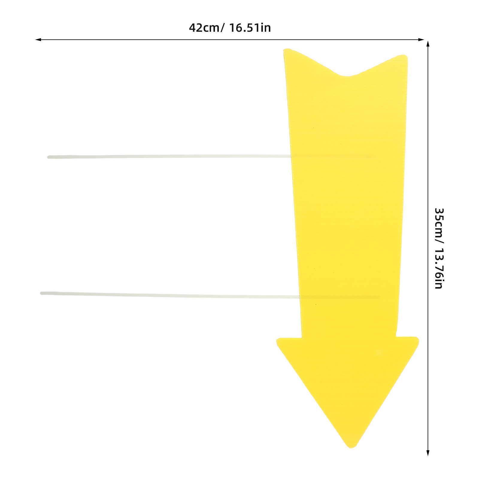 10Pcs Blank Arrow Yard Signs Y - Yard Sign Blank recension och pris