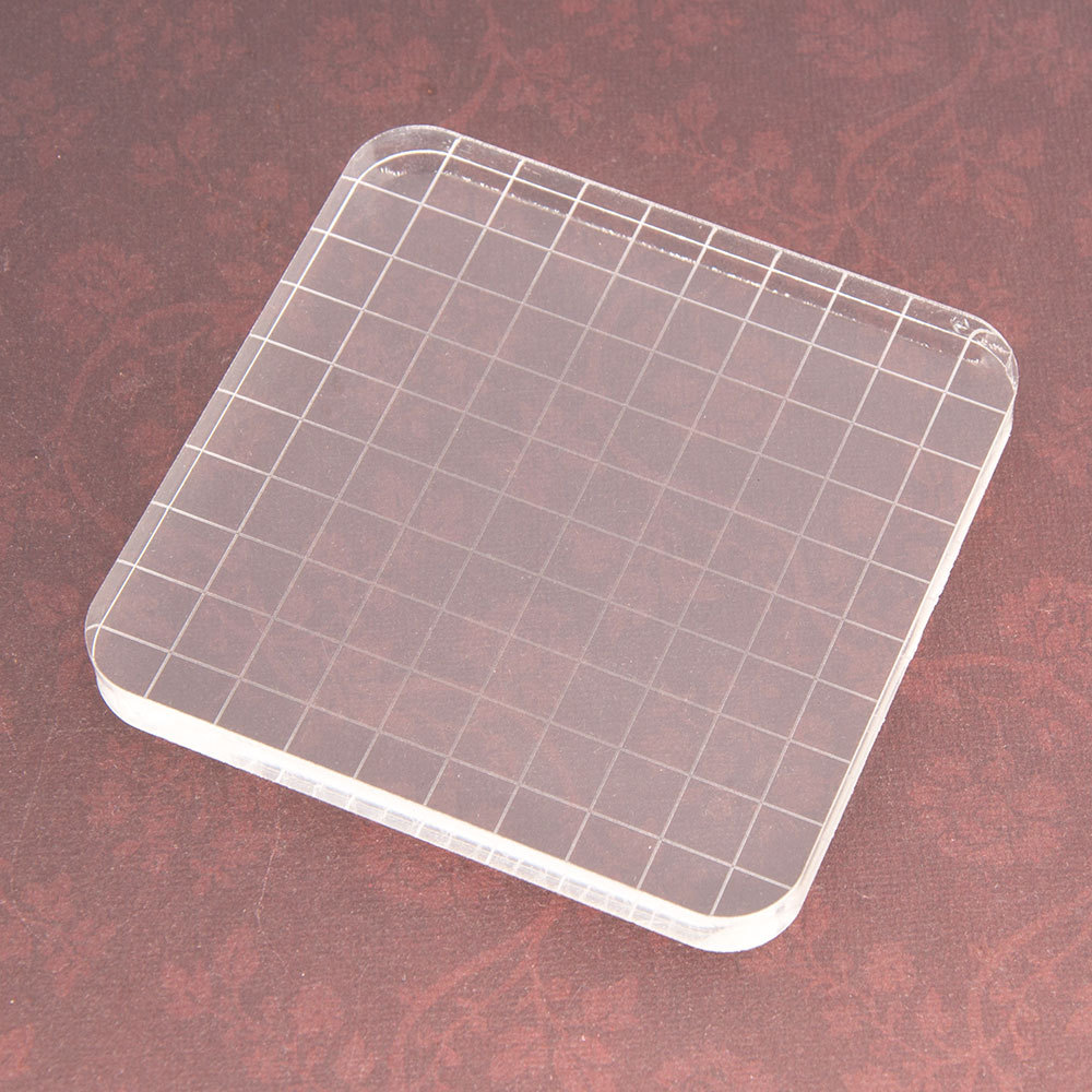 Clear Acrylic Stamp Block Use  - Photo Acrylic Block recension och pris