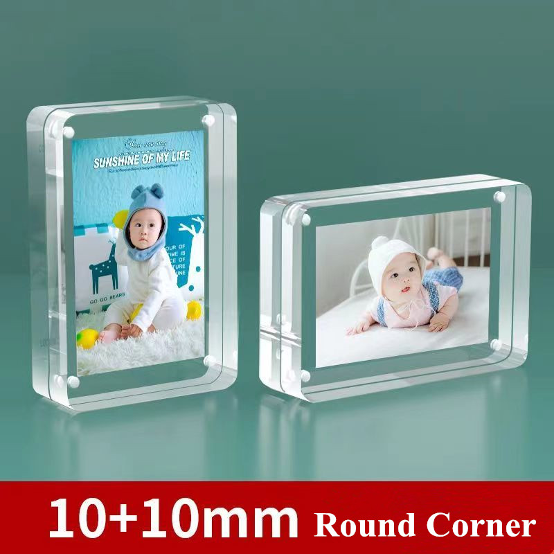 4x6cm / 6x9cm Double Sided Mag - Photo Acrylic Block recension och pris