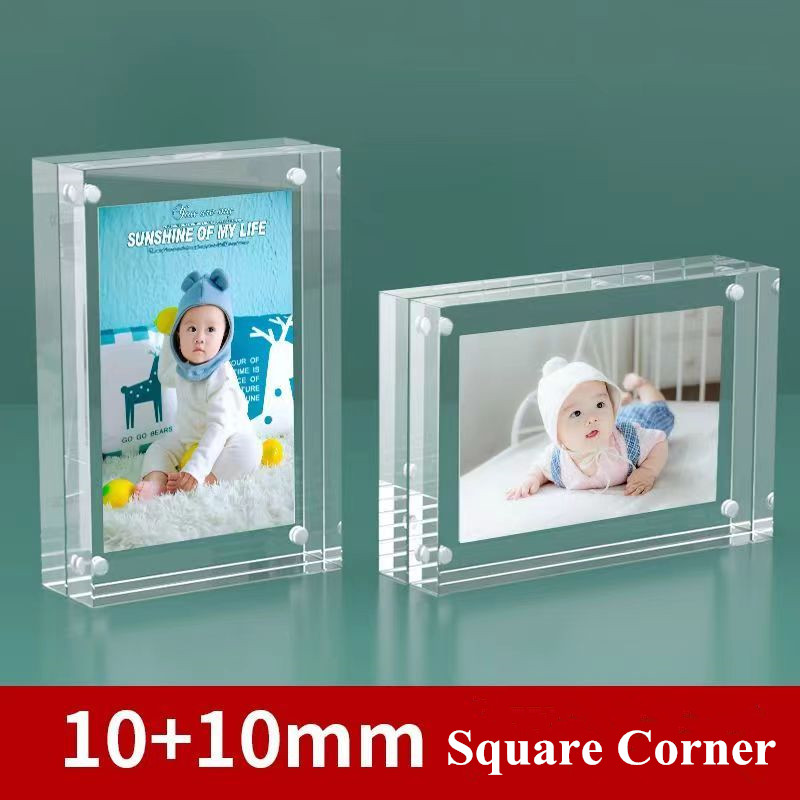 4x6cm / 6x9cm Double Sided Mag - Photo Acrylic Block recension och pris