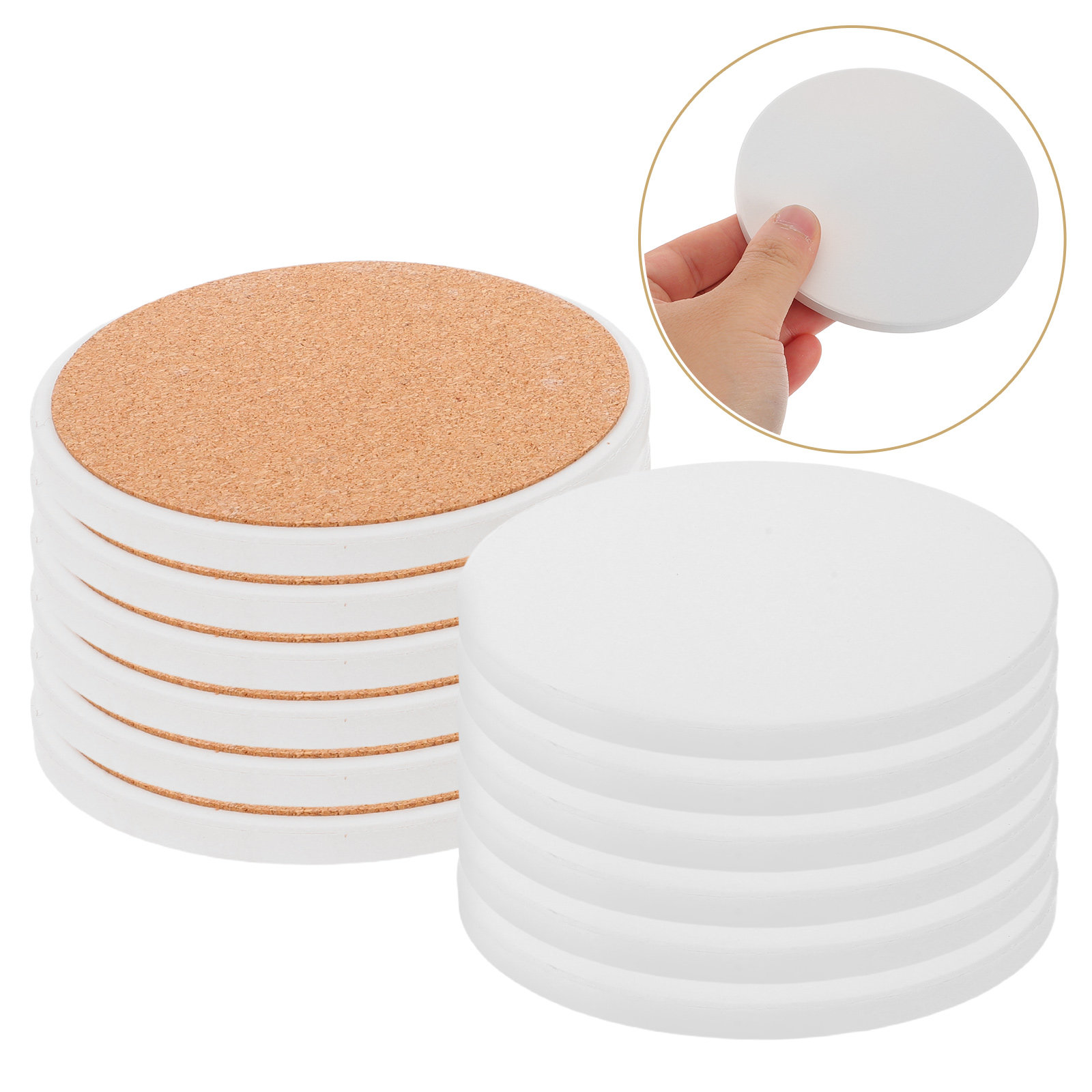 12pcs Sublimation Coasters Bla - Coaster Sublimation Blank recension och pris