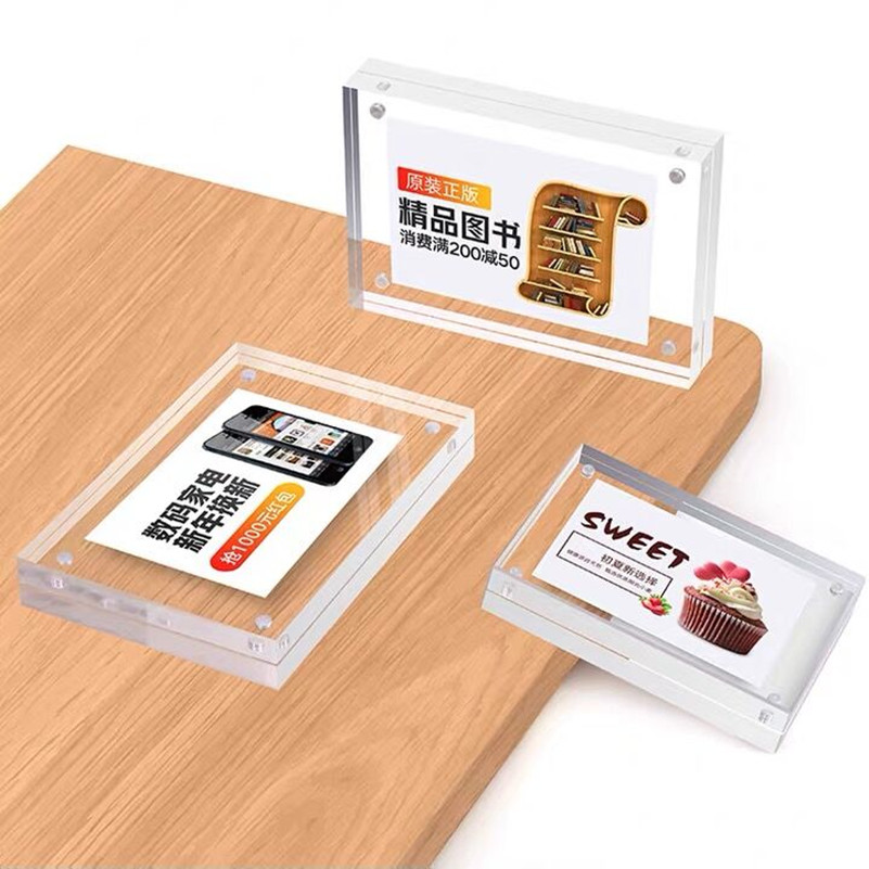 90x55mm Magnetic Acrylic Price - Photo Acrylic Block recension och pris
