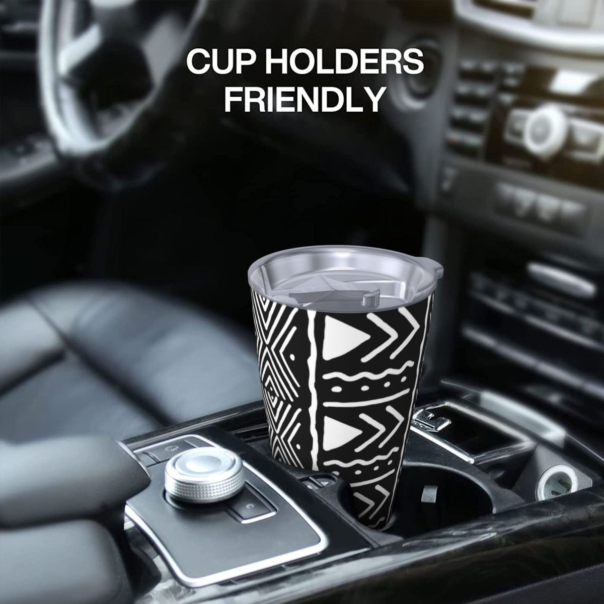 Black And White African Bogola - Tumbler 20Oz White recension och pris