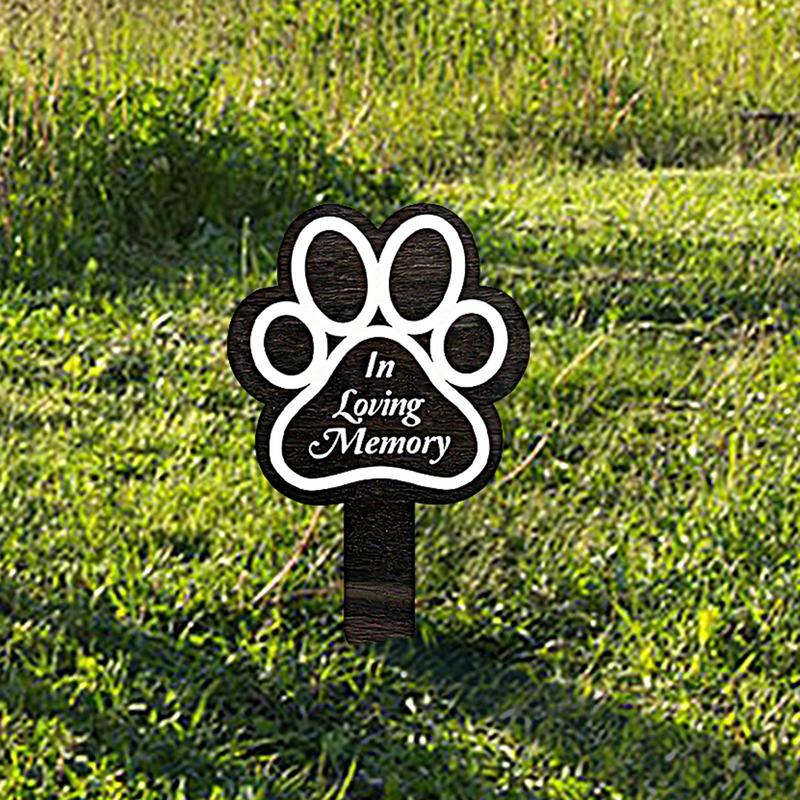 Dog Grave Marker Dog Cemetery  - Yard Sign Blank recension och pris
