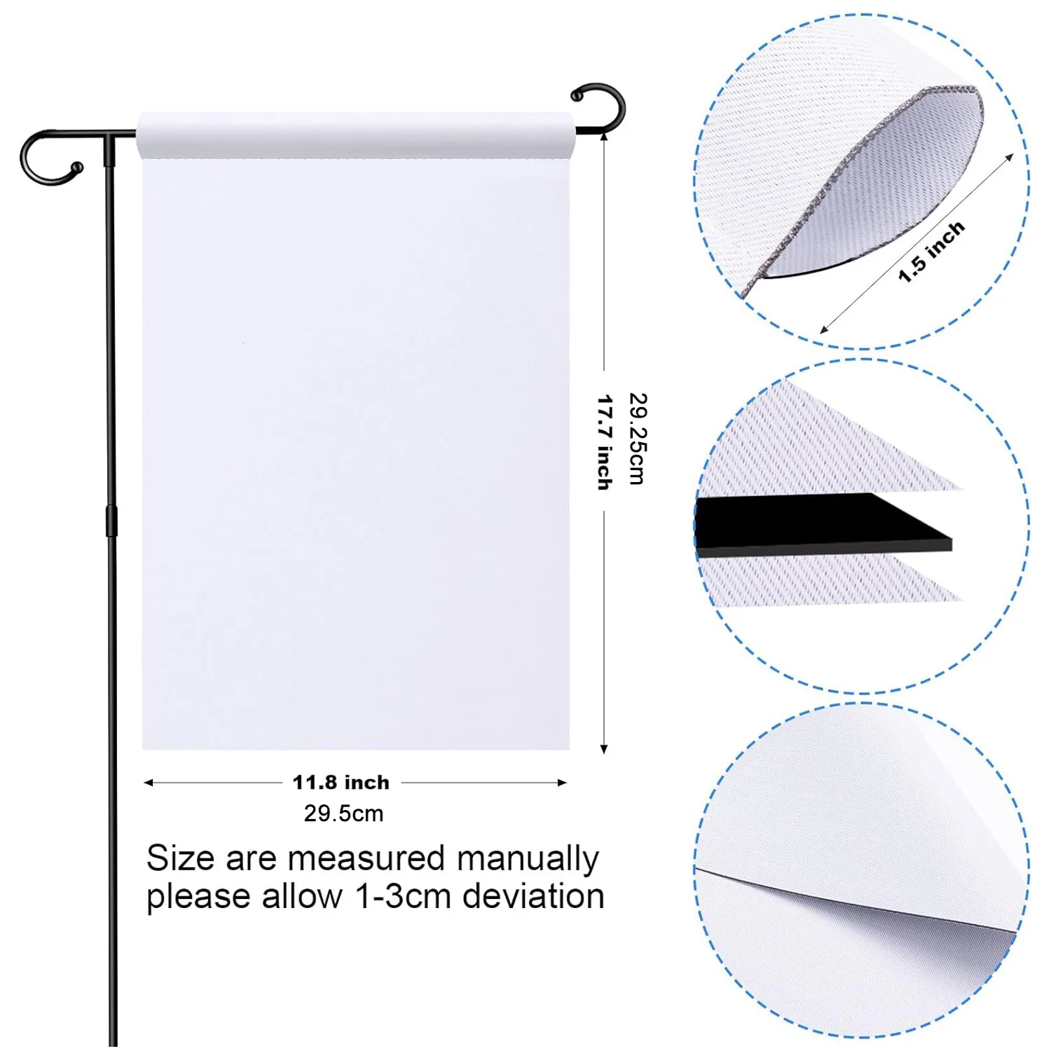 5pcs Double-Sided Blank Garden - Yard Sign Blank recension och pris