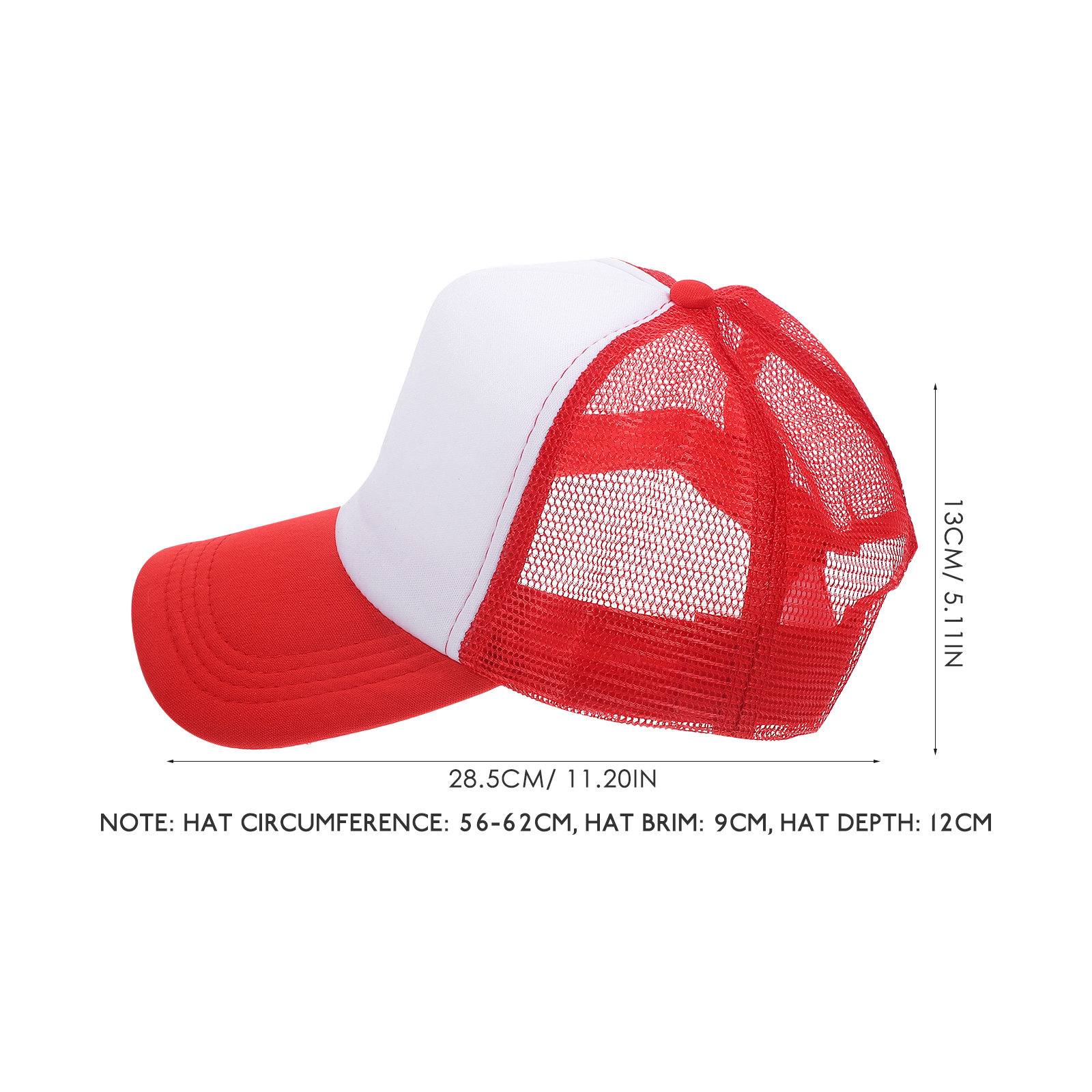 10Pcs DIY Blank Mesh Baseball  - Hat Sublimation Blank recension och pris