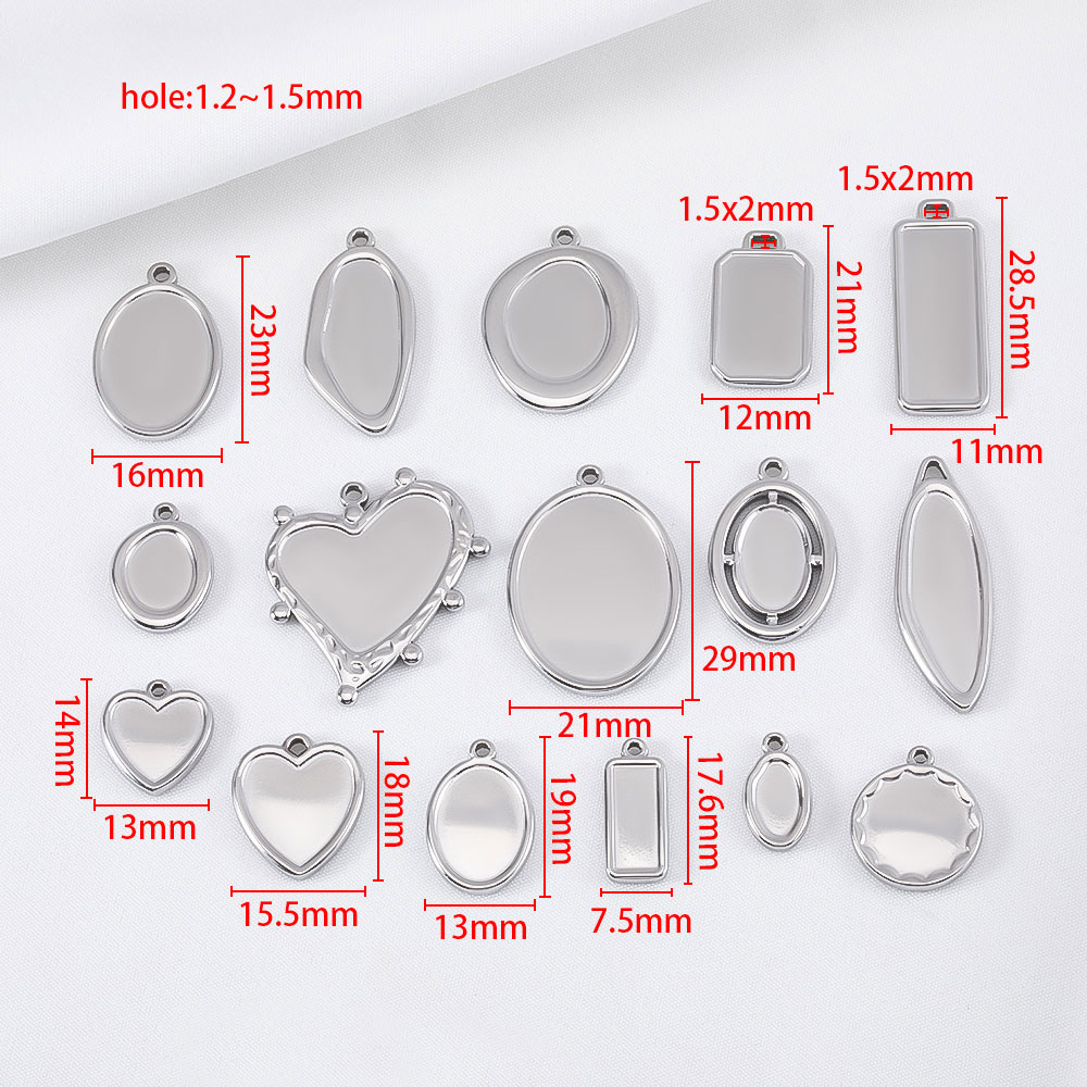5pcs Stainless Steel Geometry  - Metal Photo Panel recension och pris