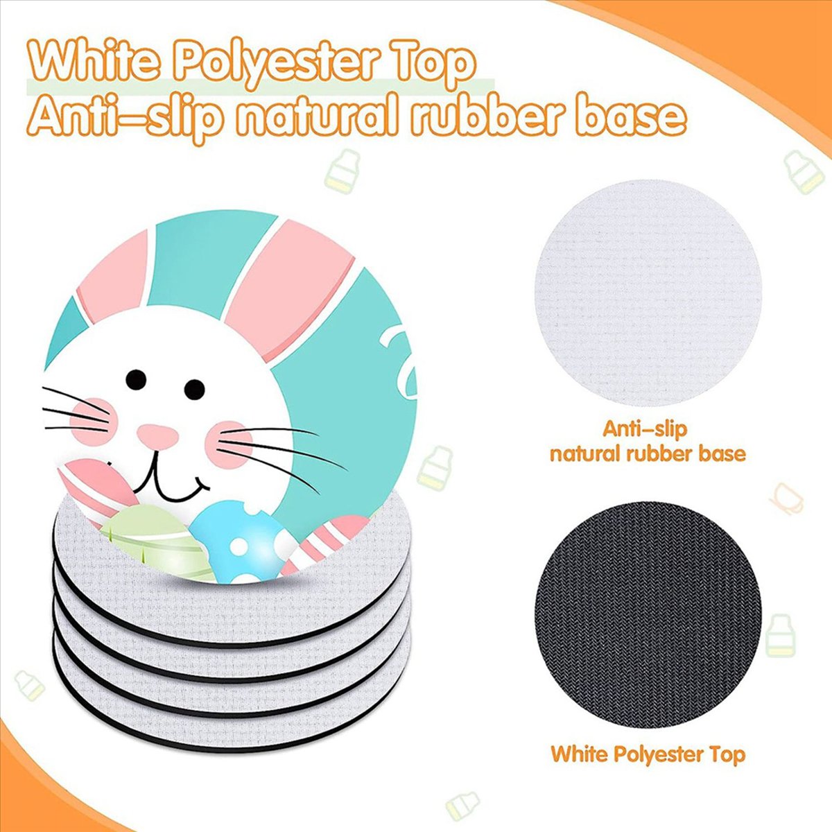 ABVT-160PC Sublimation Blank C - Coaster Sublimation Blank recension och pris