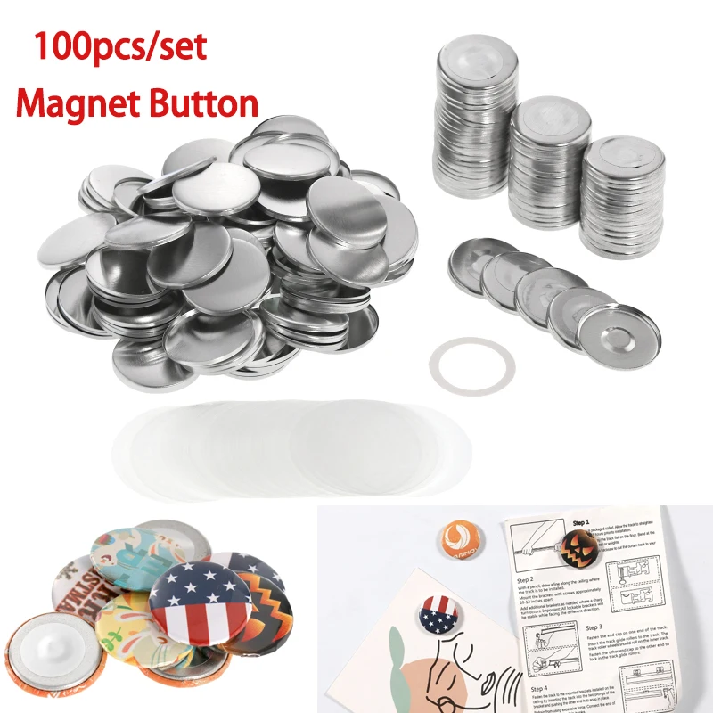 25mm 32mm 58mm DIY Strong Magn - Button Badge Blank recension och pris