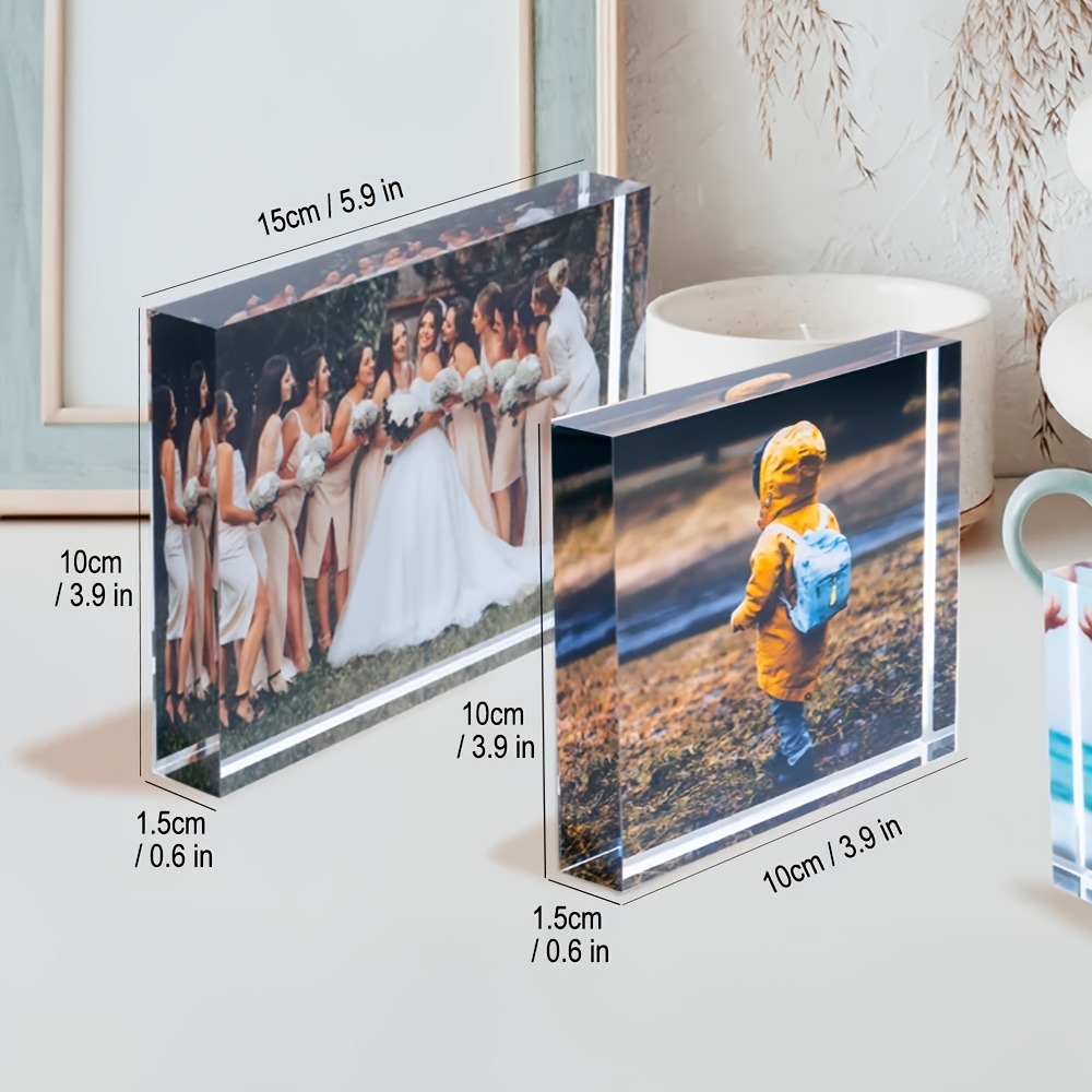 Personalized 3D Acrylic Photo  - Photo Acrylic Block recension och pris