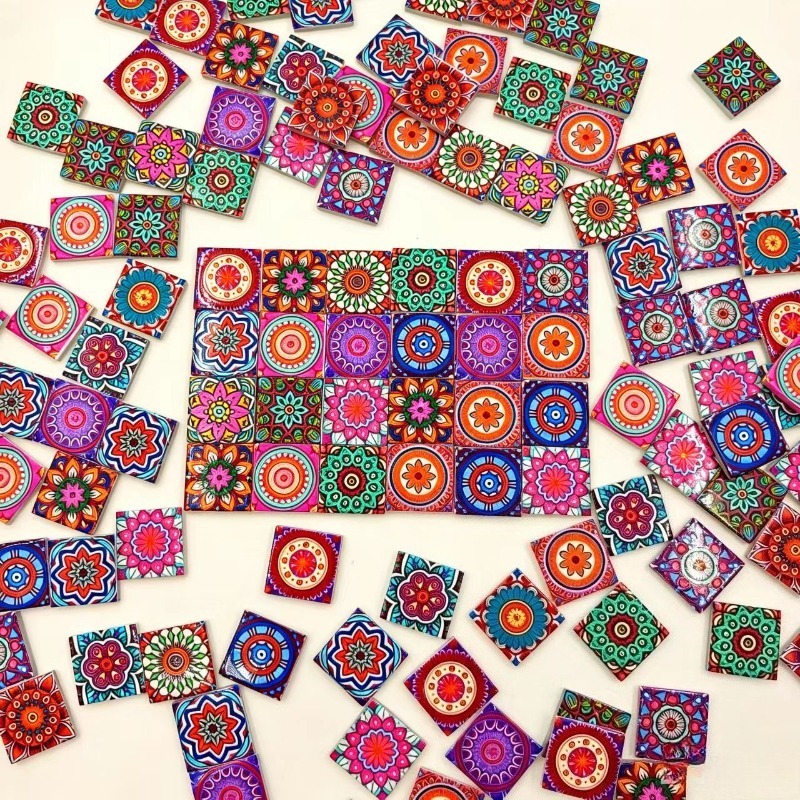 Mandala Print Ceramic Mosaic 1 - Ceramic Tile Blank recension och pris