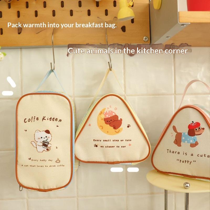[J] Cute Cartoon Insulated Lun - Tote Bag Sublimation recension och pris