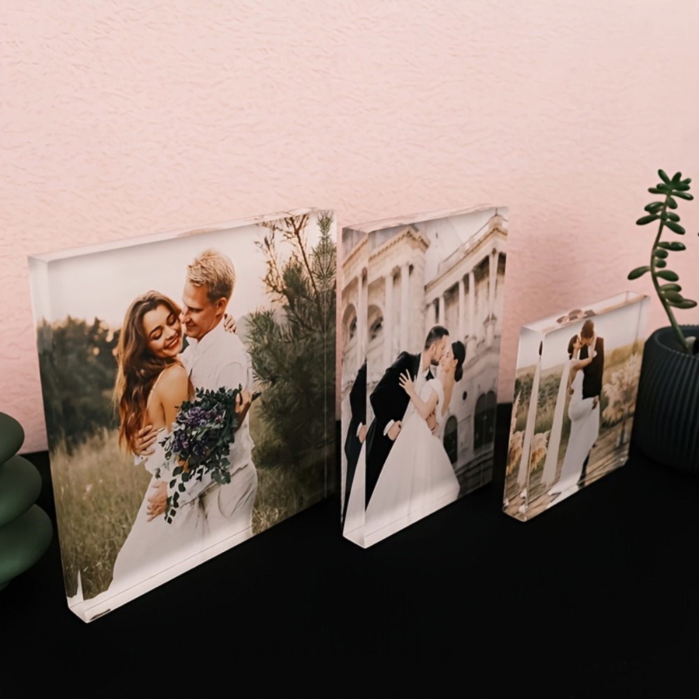 Custom Acrylic Anniversary Pho - Photo Acrylic Block recension och pris