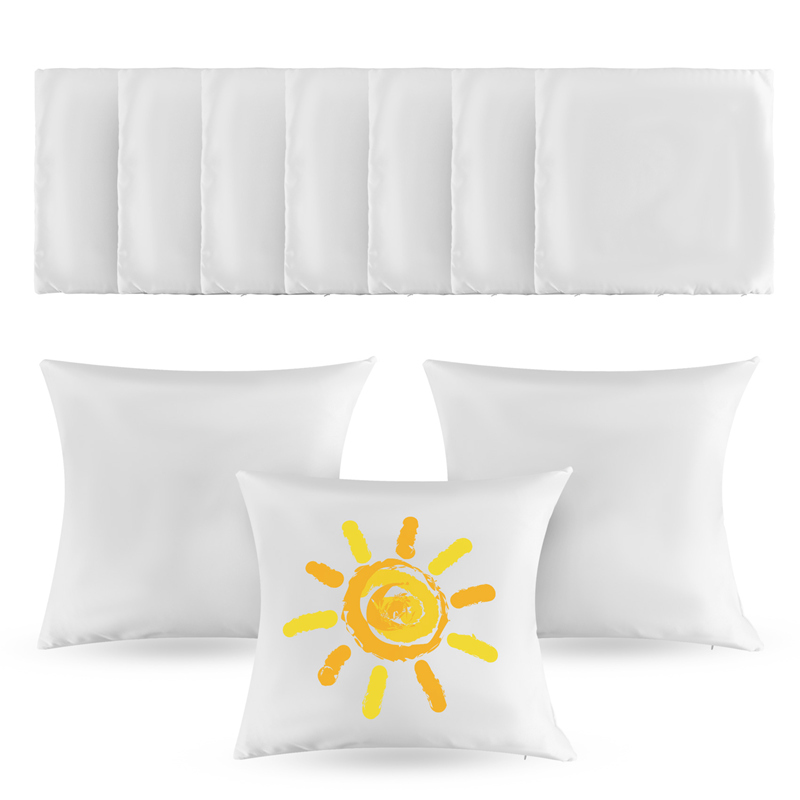 40X40 White Plain Sublimation  - Pillow Cover Sublimation recension och pris