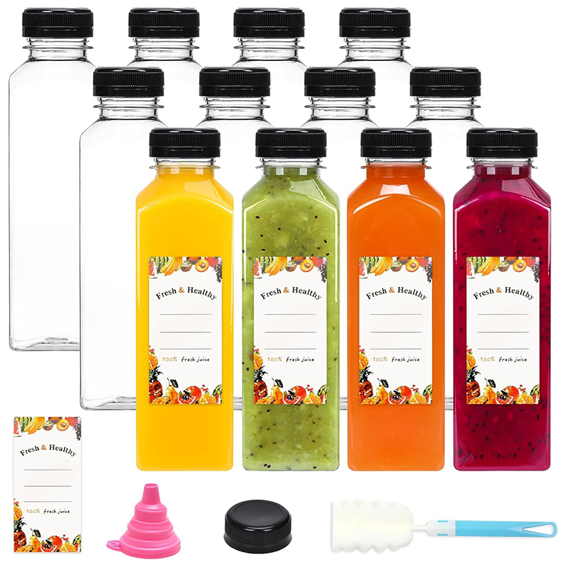500ML Juice Bottles with Caps  - Water Bottle Blank recension och pris