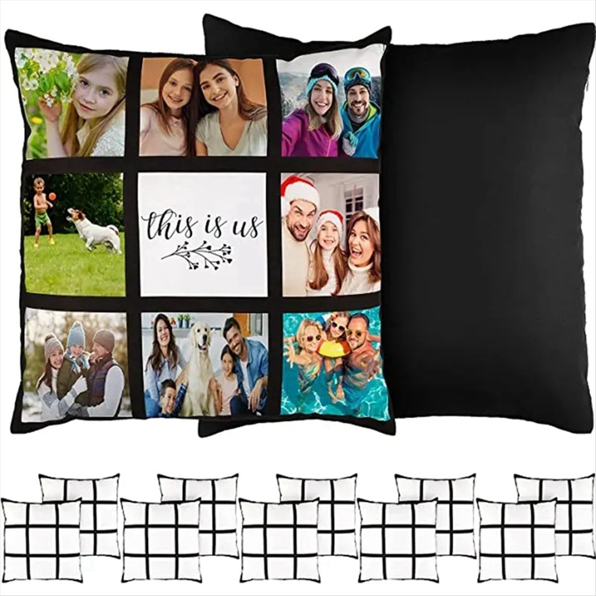 A75K 6Pcs Sublimation Blank Pa - Pillow Cover Sublimation recension och pris