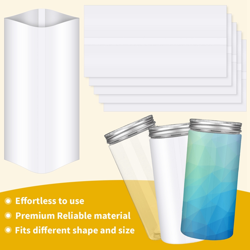 50/100 PCS Sublimation Shrink  - Sublimation Mug White recension och pris