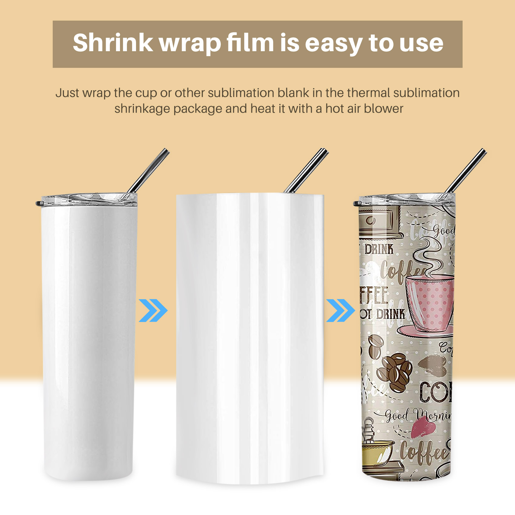 ABWP-8X12 Inch Sublimation Shr - Sublimation Mug White recension och pris
