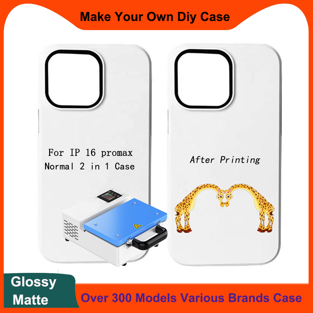 5 pcs 2 in 1 3D Sublimation Fi - Phone Case Blank Print recension och pris