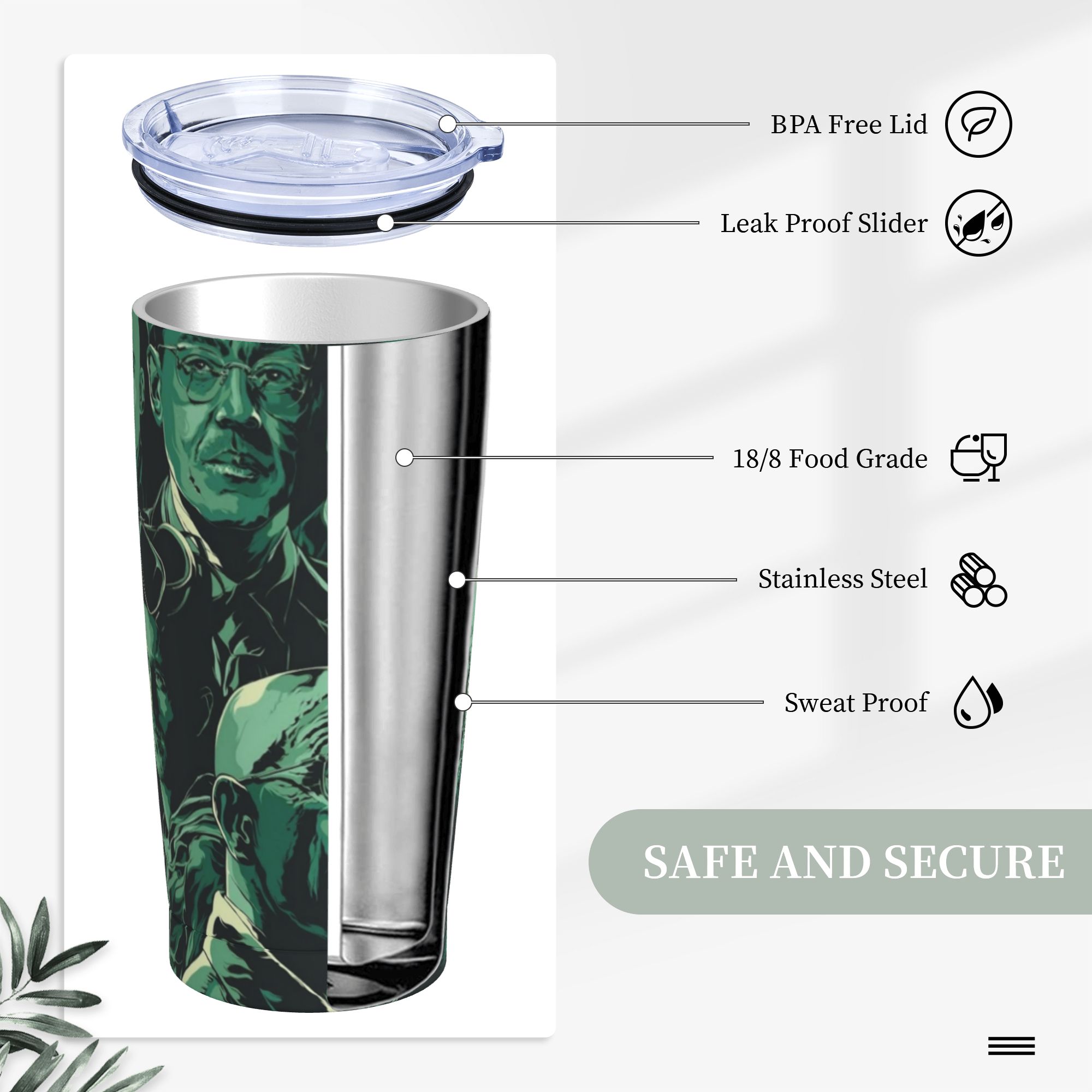 Breaking Bad Walter White Insu - Tumbler 20Oz White recension och pris