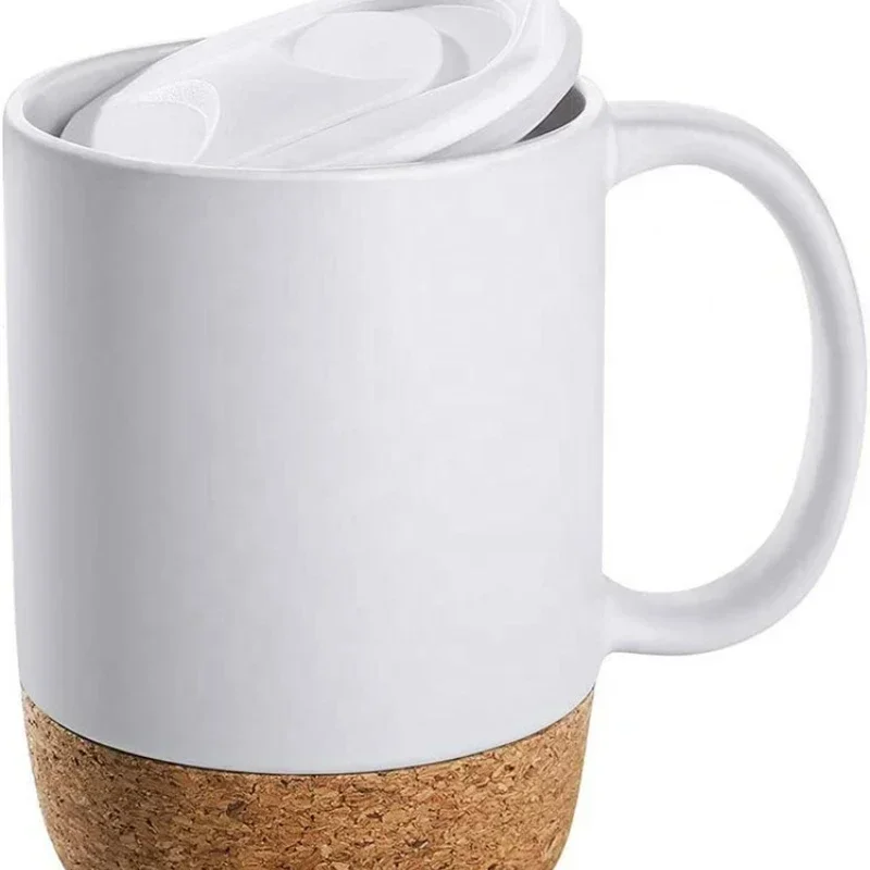 Coffee Mug with Cork Base Bott - Sublimation Mug White recension och pris