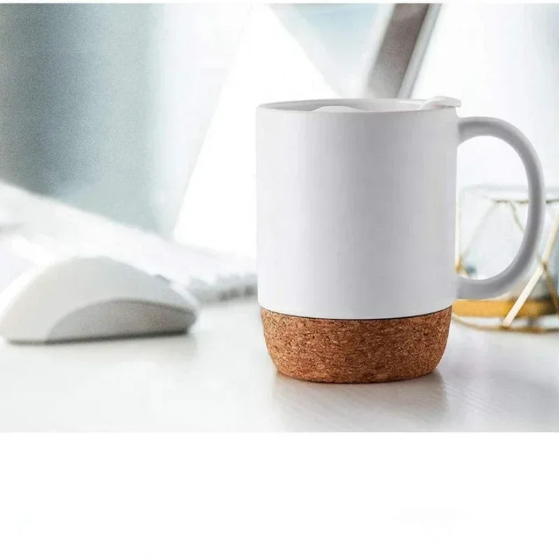 Coffee Mug with Cork Base Bott - Sublimation Mug White recension och pris
