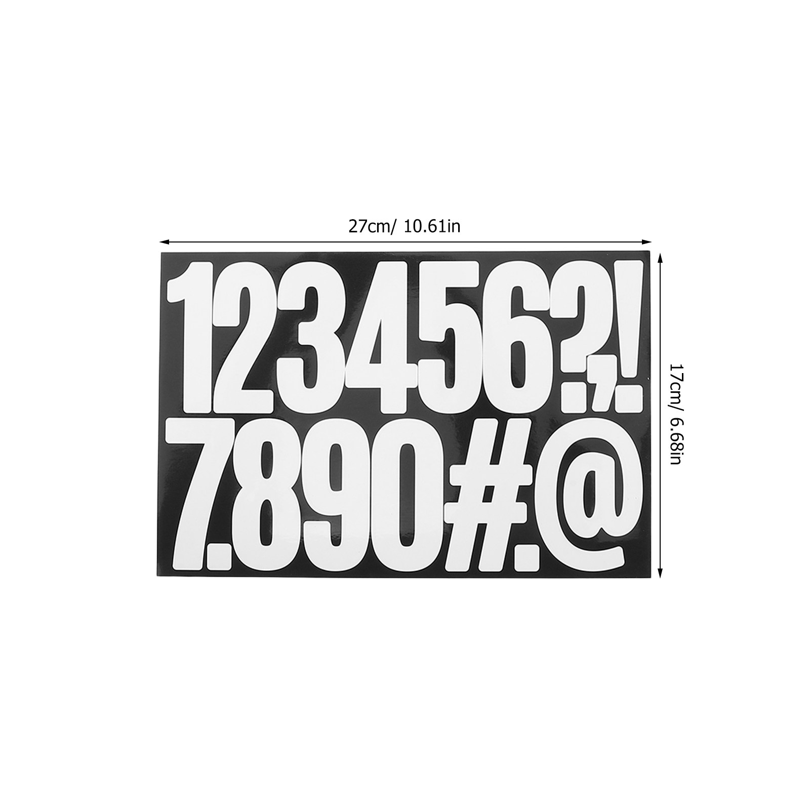 15 Sheets Large White Self Adh - Yard Sign Blank recension och pris