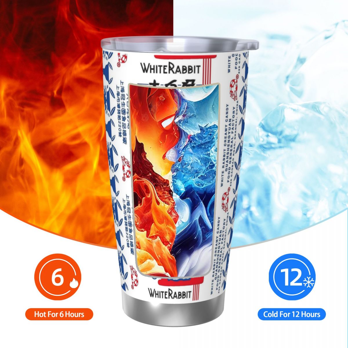 White Rabbit Candy Stainless S - Tumbler 20Oz White recension och pris