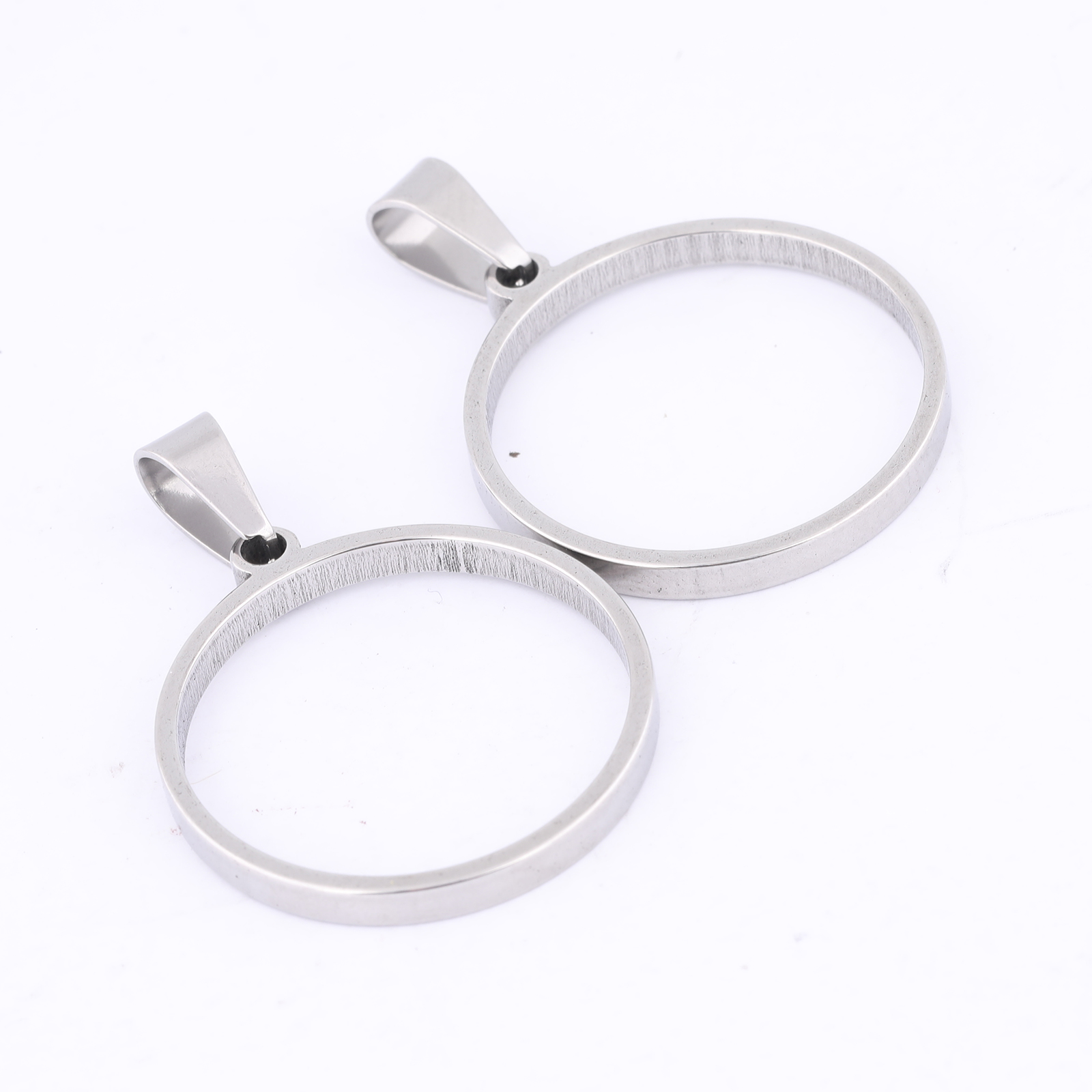 10pcs 25mm Round Open Bezel Ch - Metal Photo Panel recension och pris