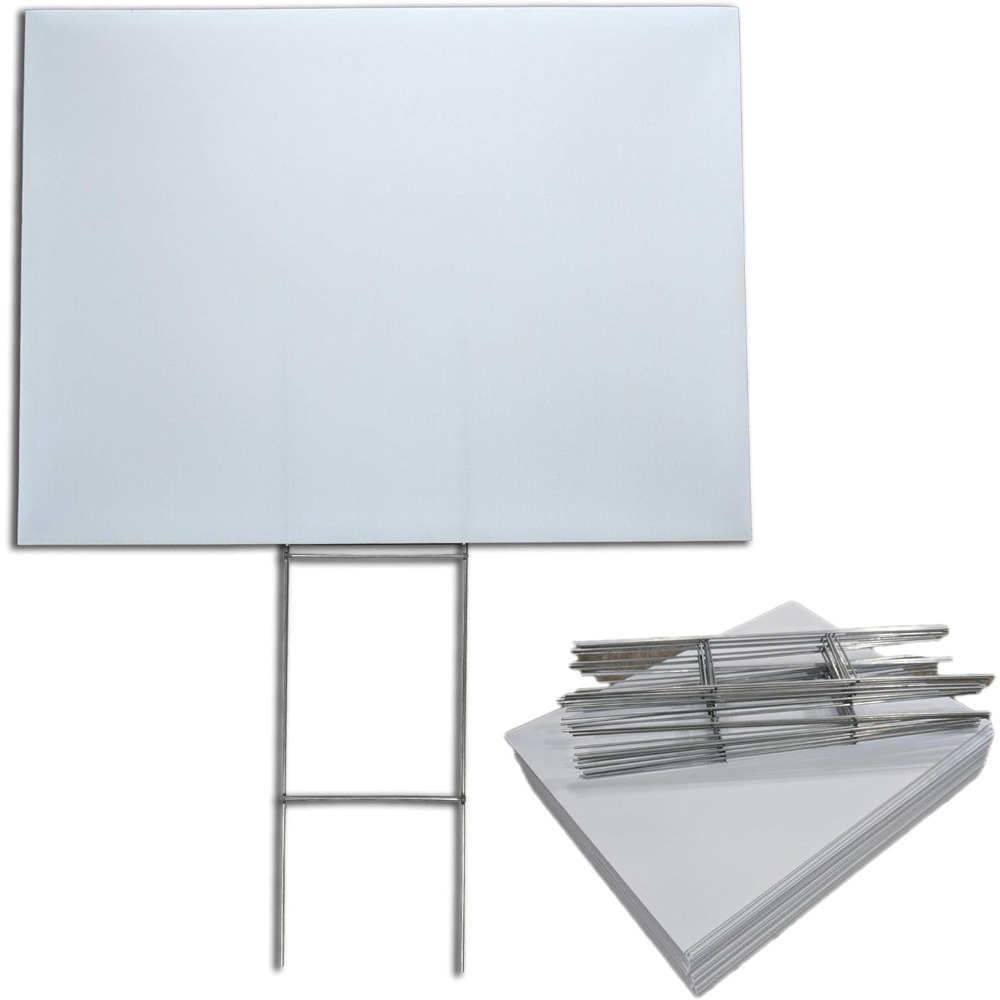 US Shipped  50 Pack 18x24 Blan - Yard Sign Blank recension och pris
