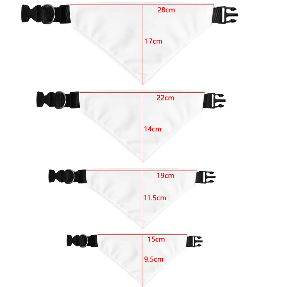 Sublimation White Blank Dog Pe - Bandana Blank White recension och pris