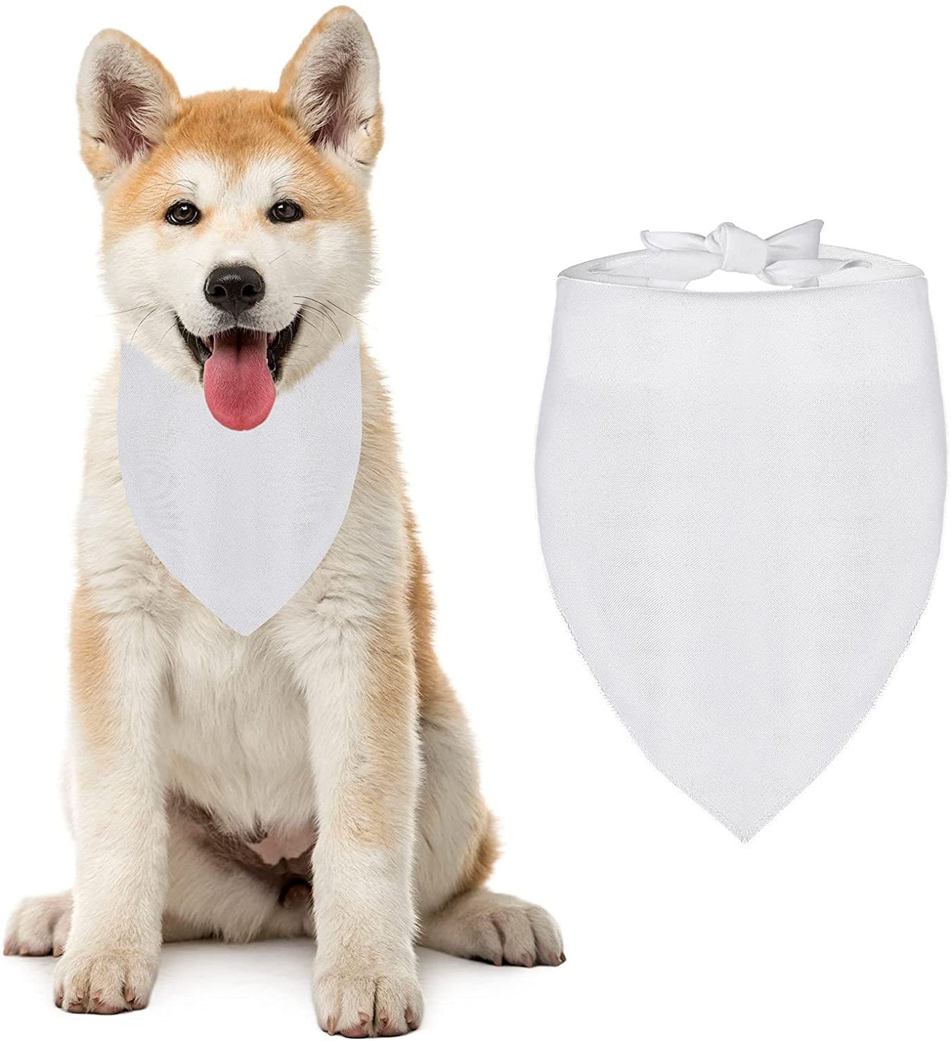 100 Pieces Sublimation Blank D - Bandana Blank White recension och pris