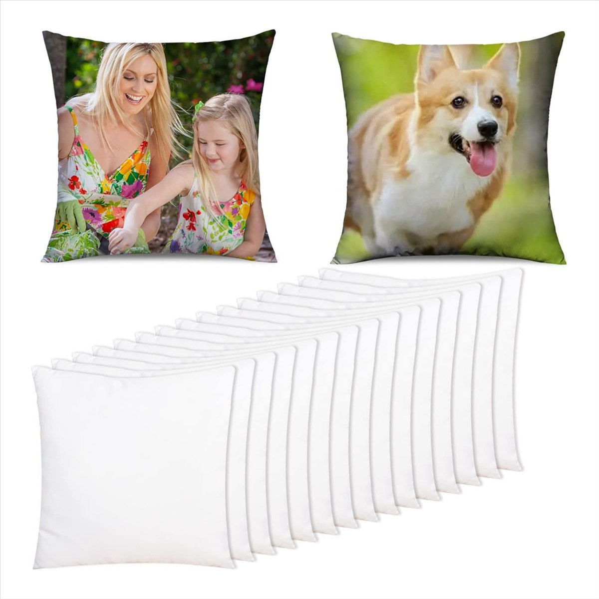 ABZT 15 Pcs Sublimation Blanks - Pillow Cover Sublimation recension och pris