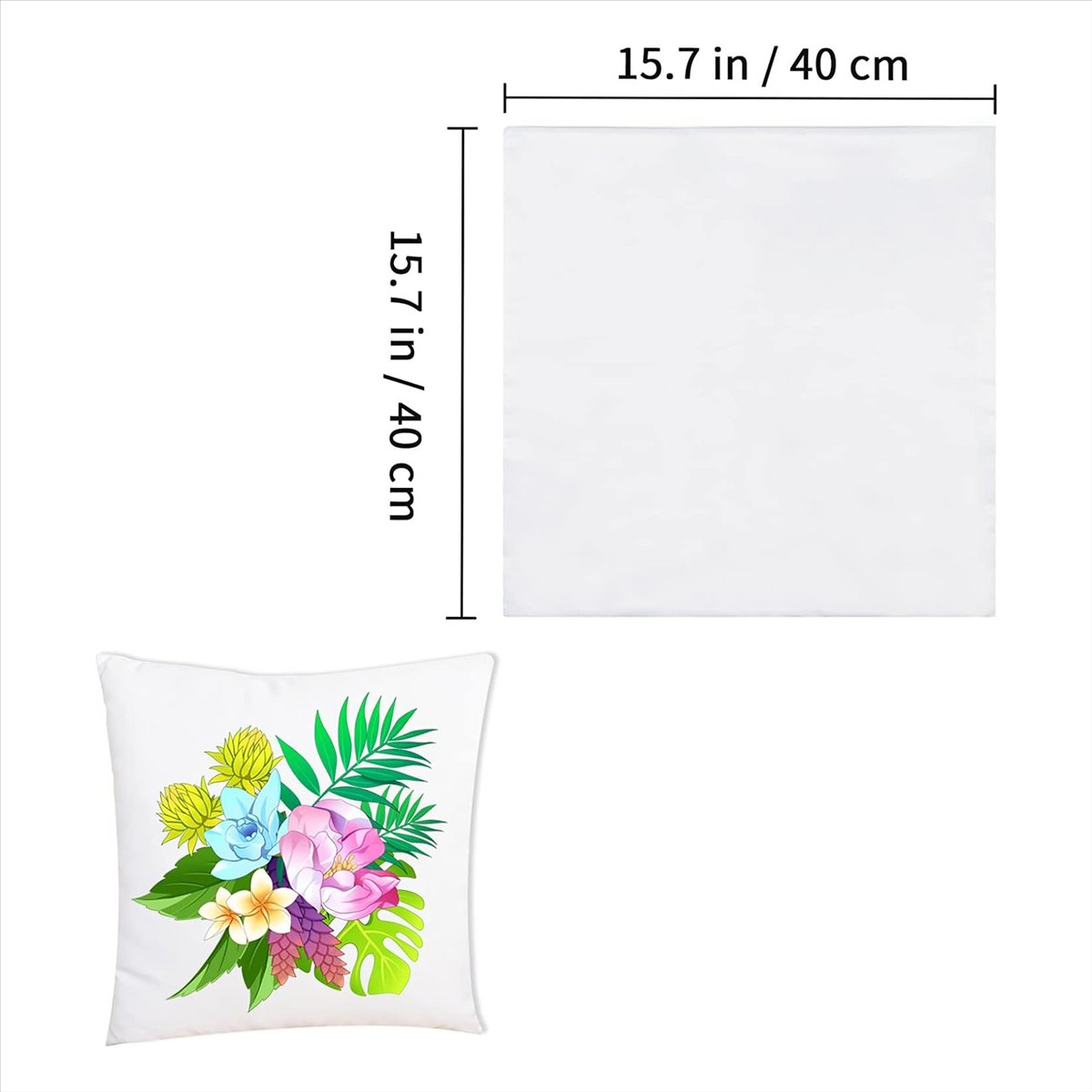 ABZT 15 Pcs Sublimation Blanks - Pillow Cover Sublimation recension och pris