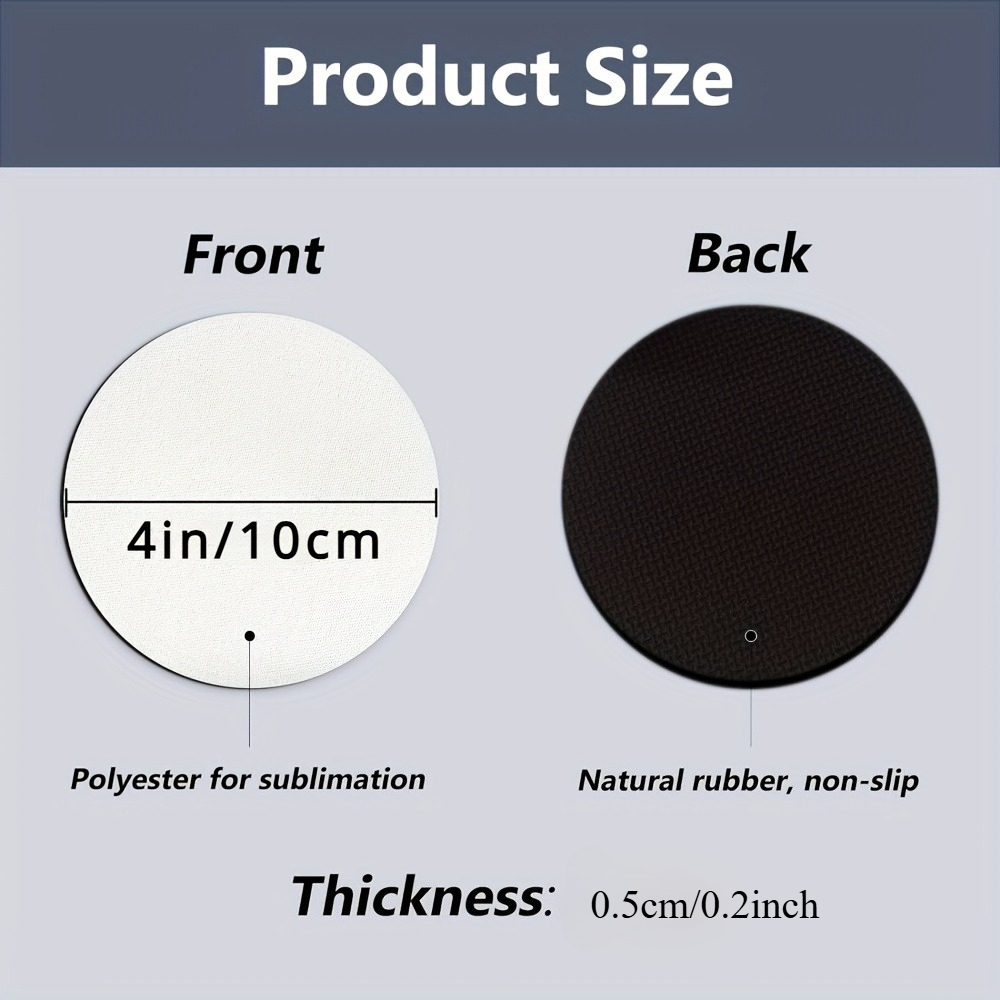 20/60pcs Coasters, Blank Heat- - Coaster Sublimation Blank recension och pris