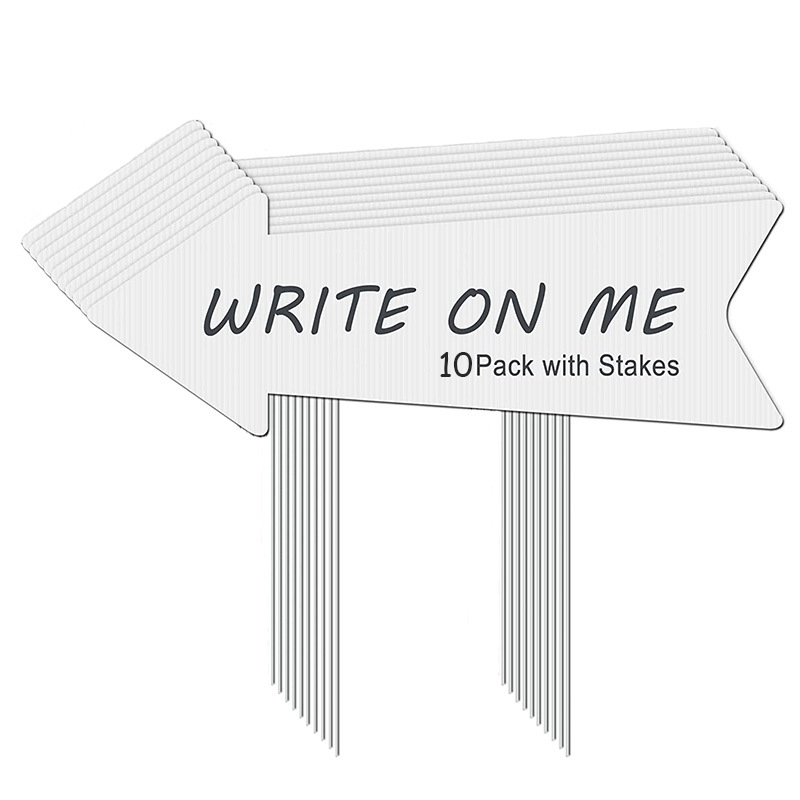 Blank Arrow Signs with Stakes  - Yard Sign Blank recension och pris