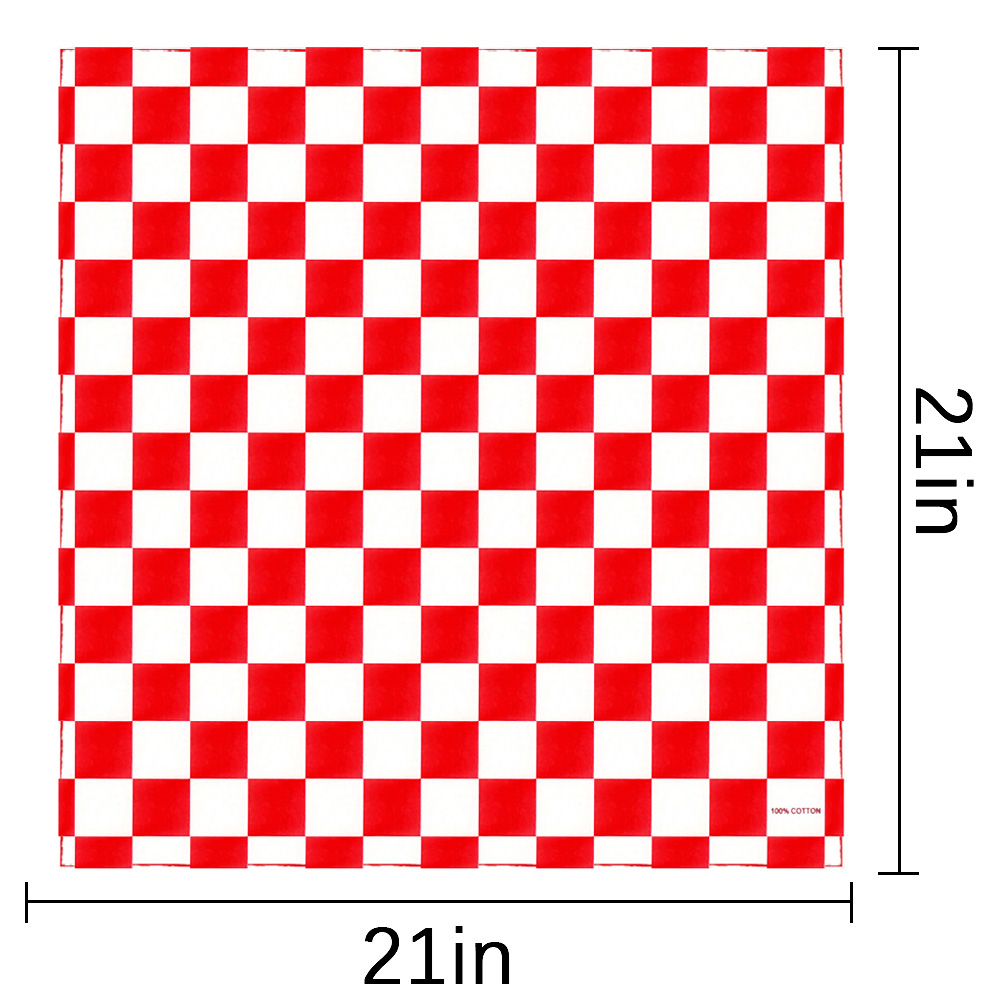 Bandana Checkered Flag Auto Ra - Bandana Blank White recension och pris