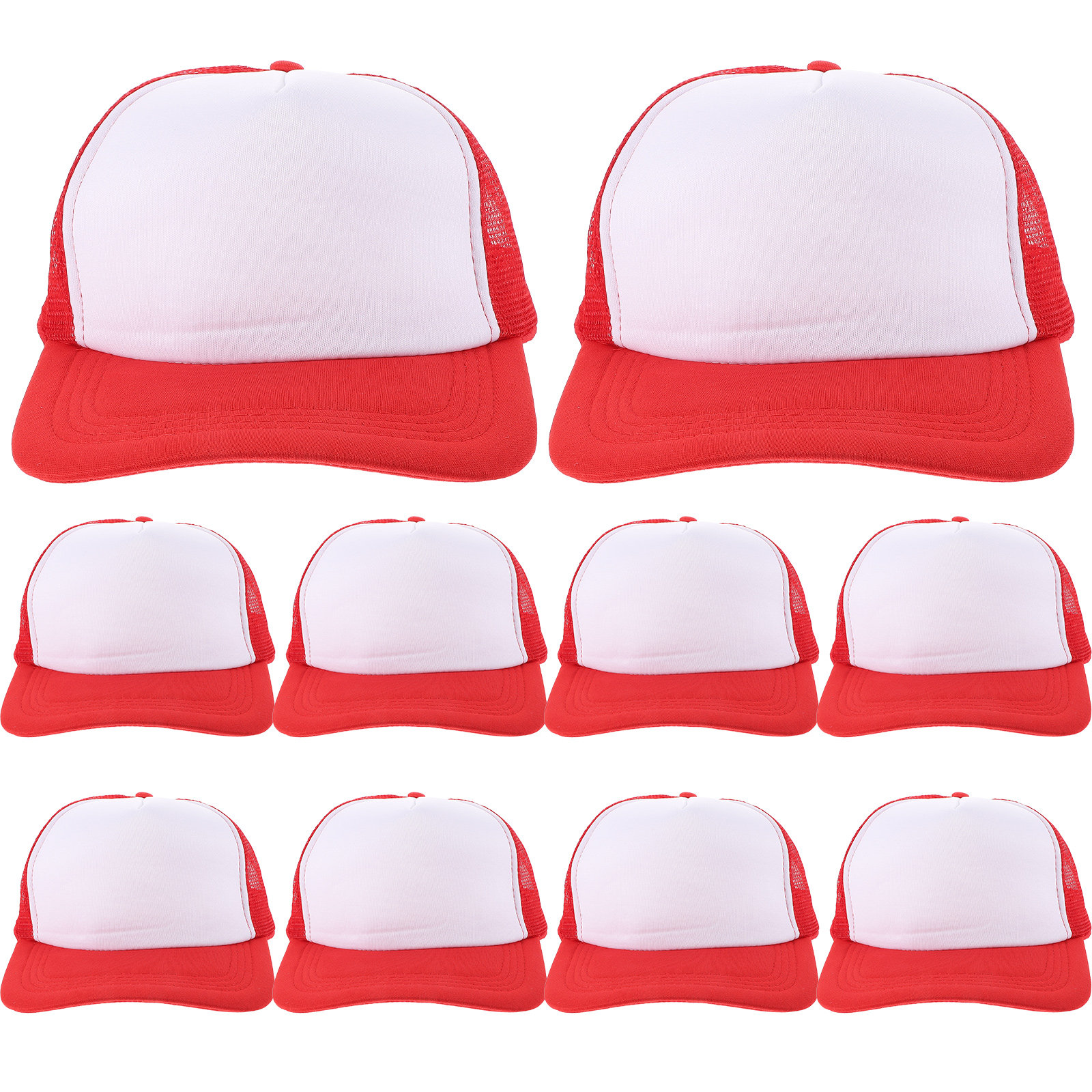 10Pcs Blank Baseball Hats Mesh - Hat Sublimation Blank recension och pris