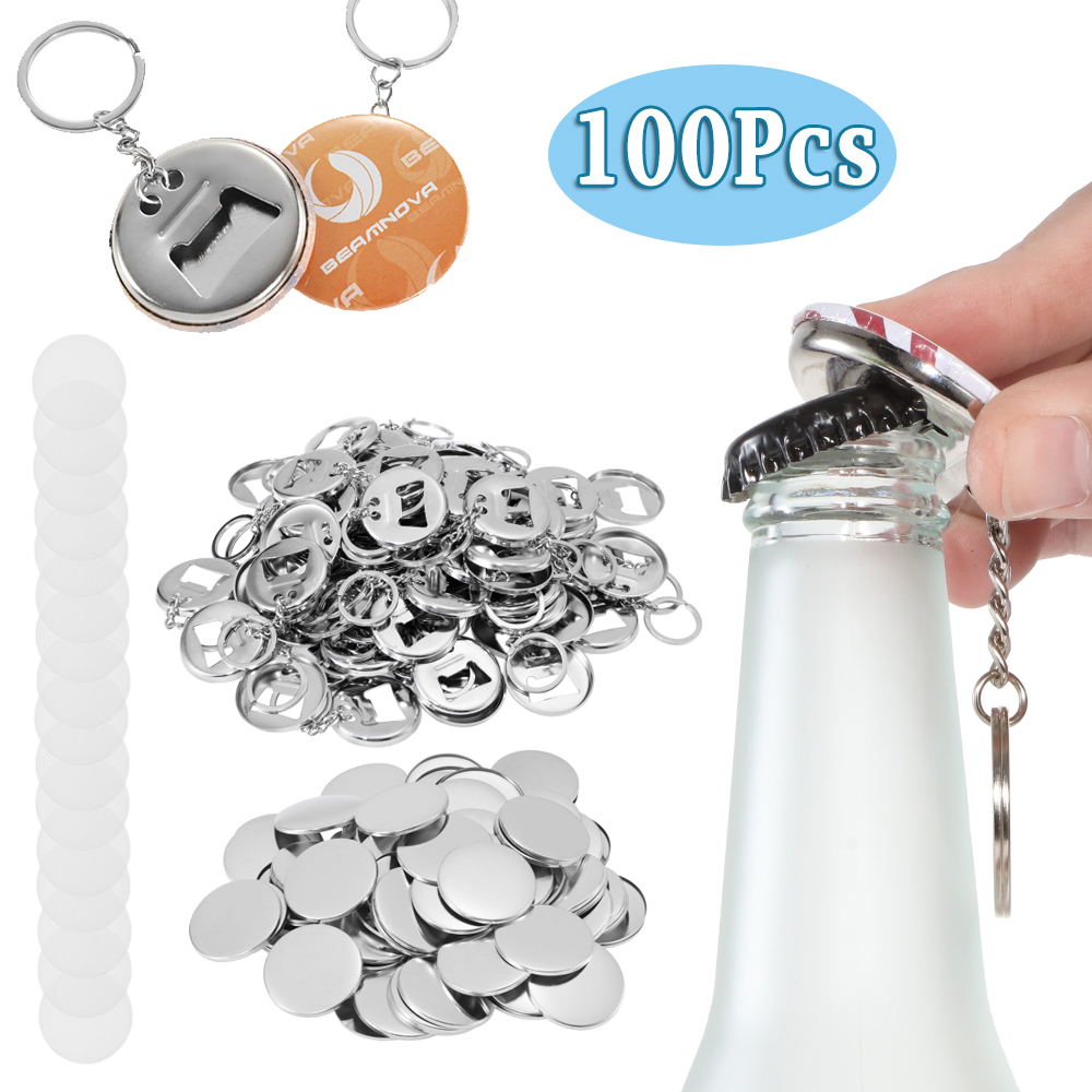 100pcs Badge Materials Bottle  - Button Badge Blank recension och pris