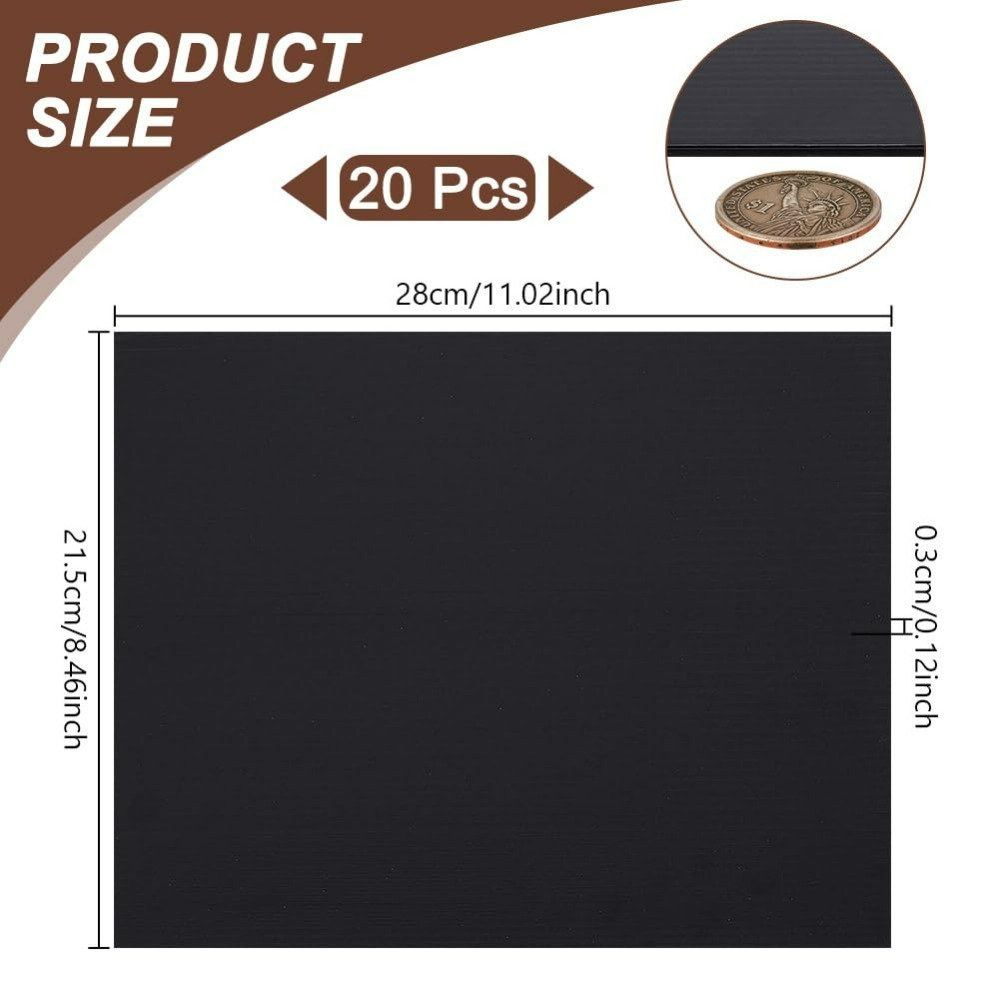 20 Sheets Corrugated Plastic S - Yard Sign Blank recension och pris